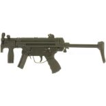 Maschinenpistole, Werkshalbautomat, POF SMGPK 18, pakistanischer Klon der HK MP5K, Kal. 9mmP