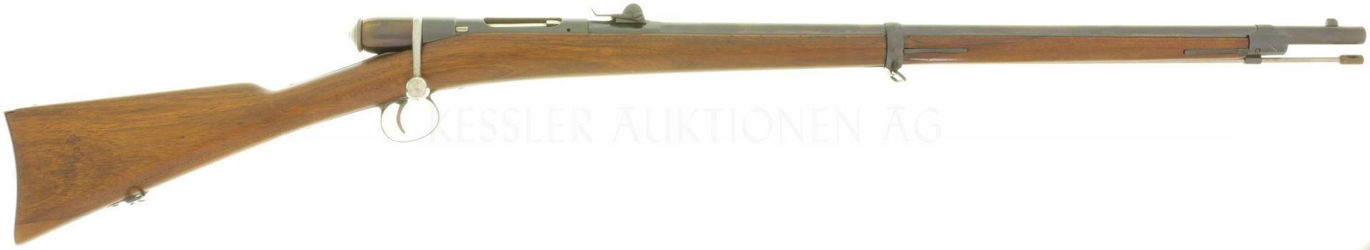 Kadettengewehr, Vetterli 1870, Typ II, MW (Montierwerkstätte), restauriert, Kal. 10.4CF