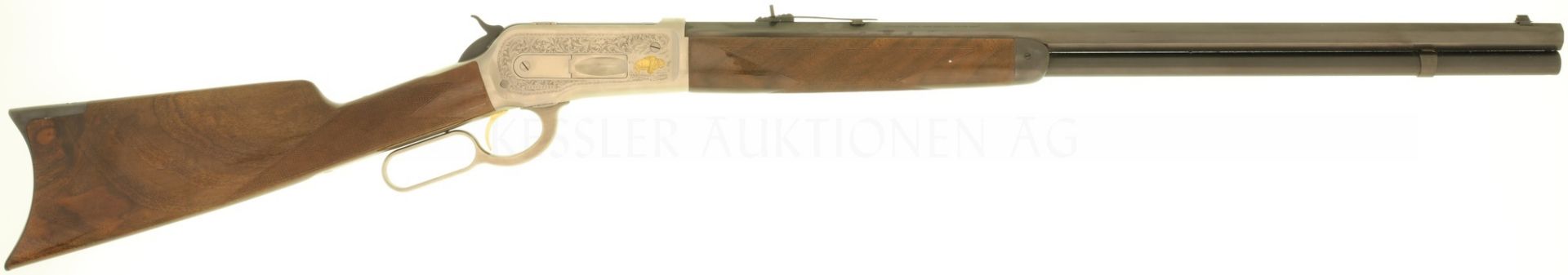 Unterhebelrepetierbüchse, Browning Mod. 1886, High Grade, hergestellt bei Miroku, 1986, Kal. .45-70