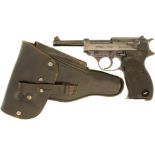 Pistole, Walther P38, 3. Ausführung der 0-Serie, Kal. 9mmP