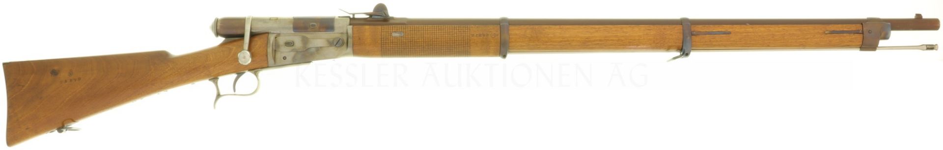 Repetiergewehr, Vetterli M 1869, "v. Erlach u. Cie, Thun", restauriert, Kal. 10.4mmRF