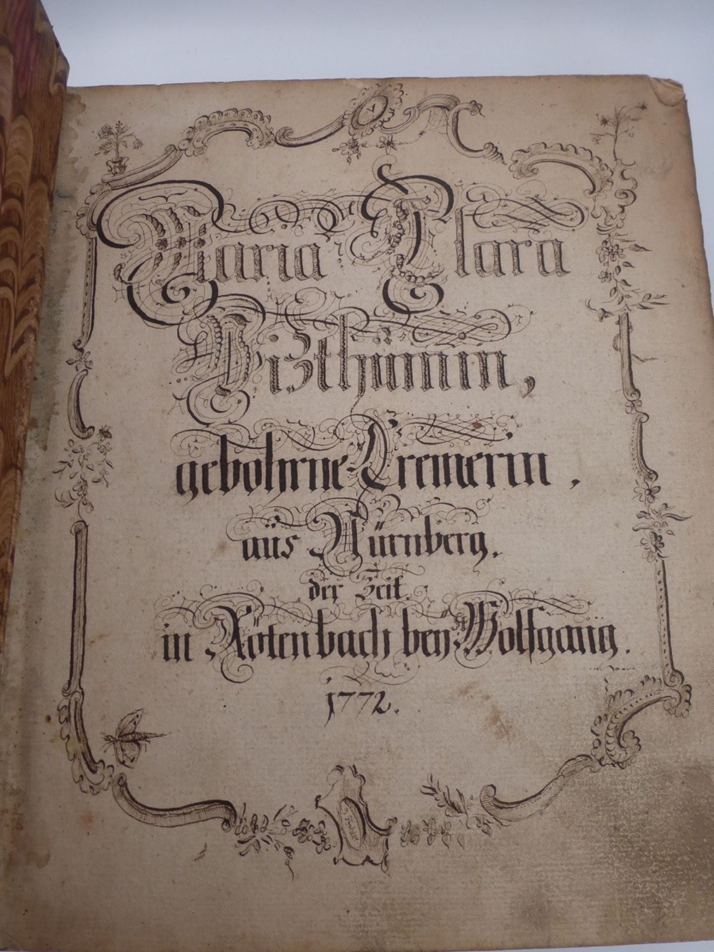 Biblia Germanica - Nürnberg / Schwabach 1702 - Image 2 of 4