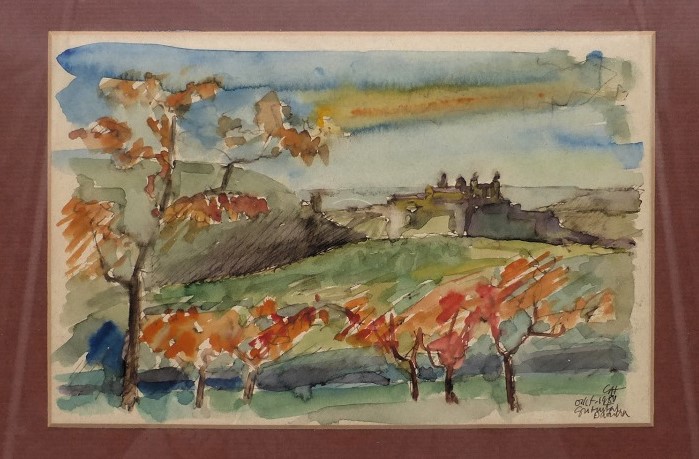 Aquarell "Würzburg"