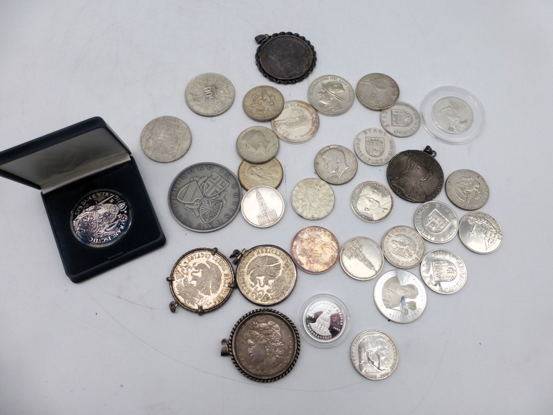 Konvolut Silbermünzen / Medaillen