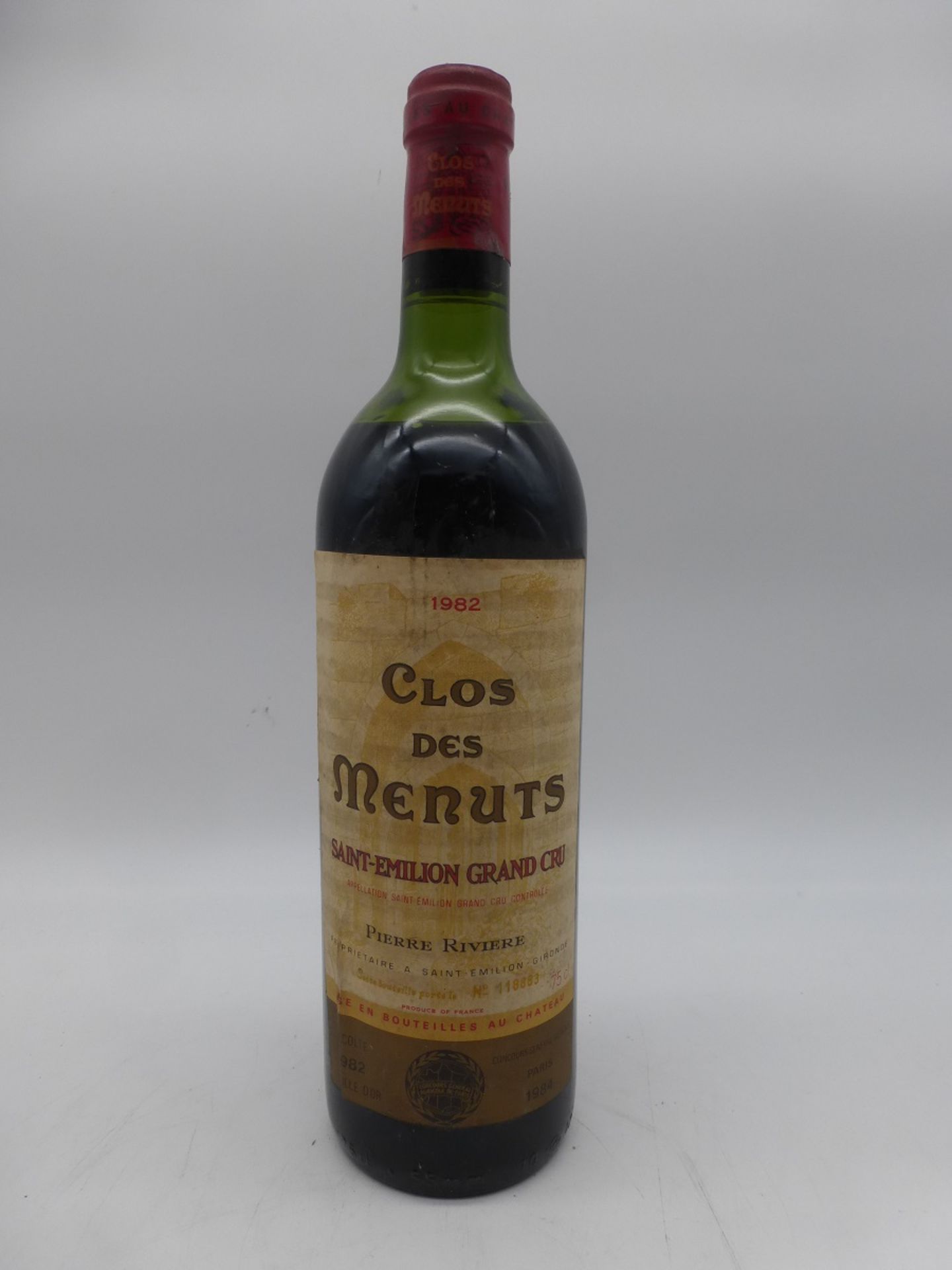 Chateau Clos des Menuts 1982