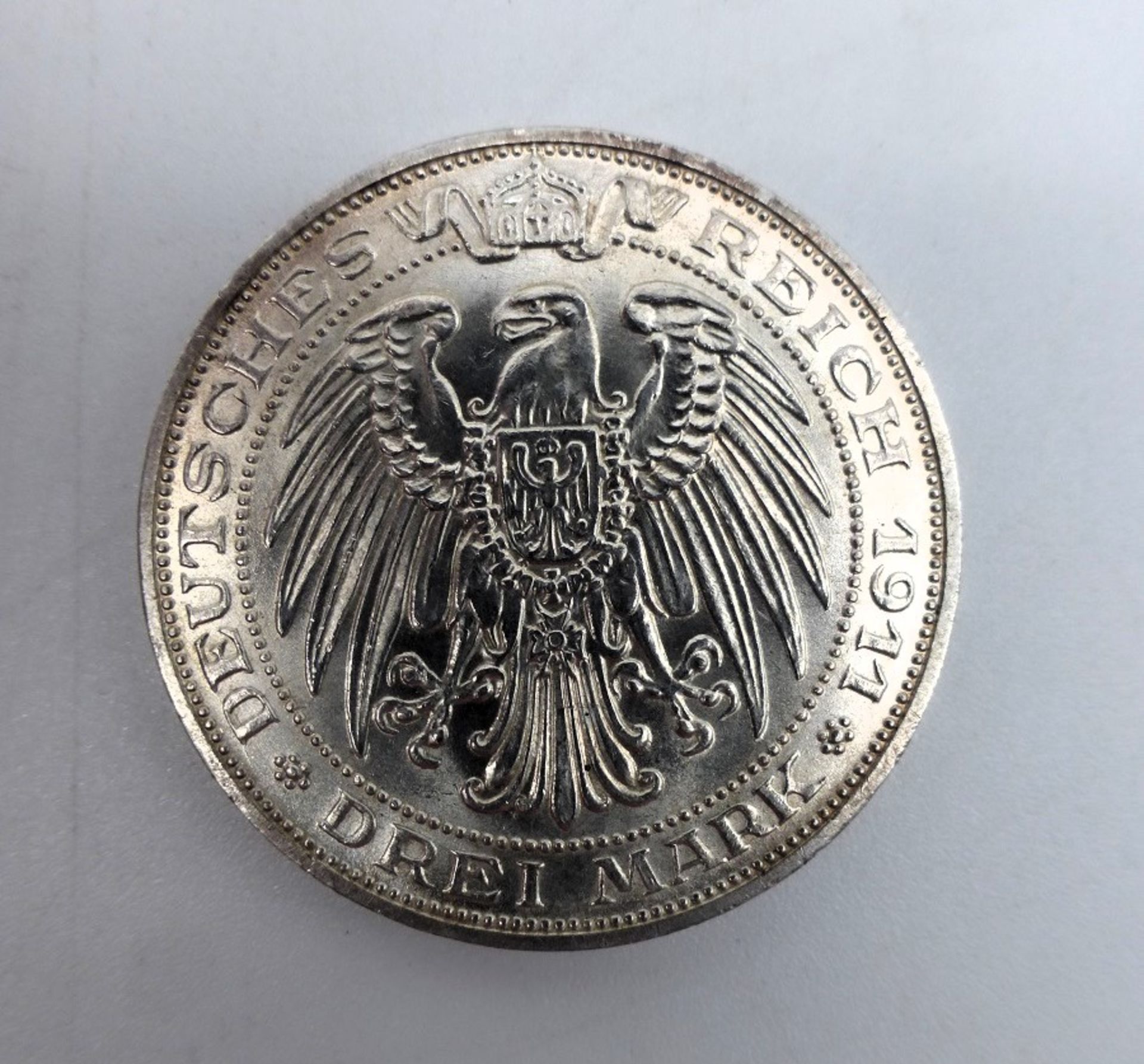 Kaiserreich Preussen / 3 Mark 1911 - Bild 2 aus 2