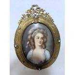 Miniaturportrait Marie Antoinette