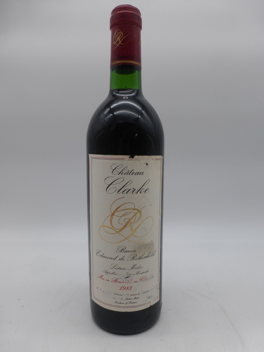 10x Flaschen Chateau Clarke / Rothschild 1983