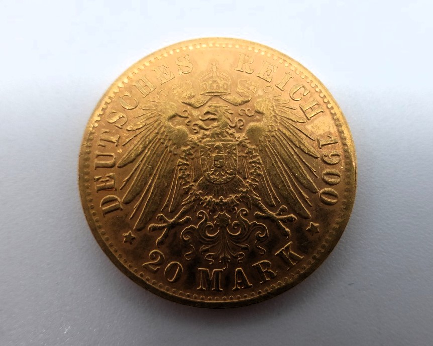 Kaiserreich - Goldmünze - Preussen 20 Mark 1900A - Image 2 of 2