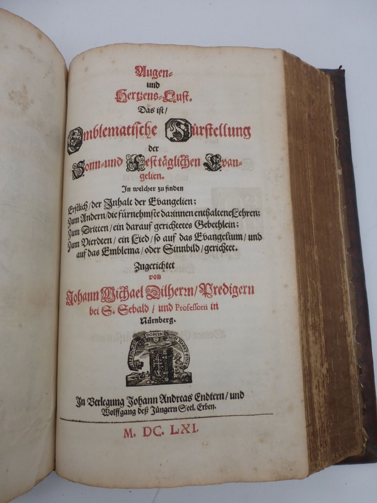 Heilig-Epistolischer Bericht / Nürnberg 1663 - Bild 4 aus 4