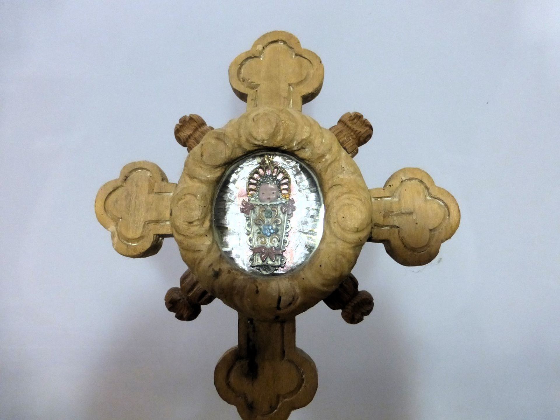 Reliquienbehälter mit Klosterarbeit - Bild 3 aus 3