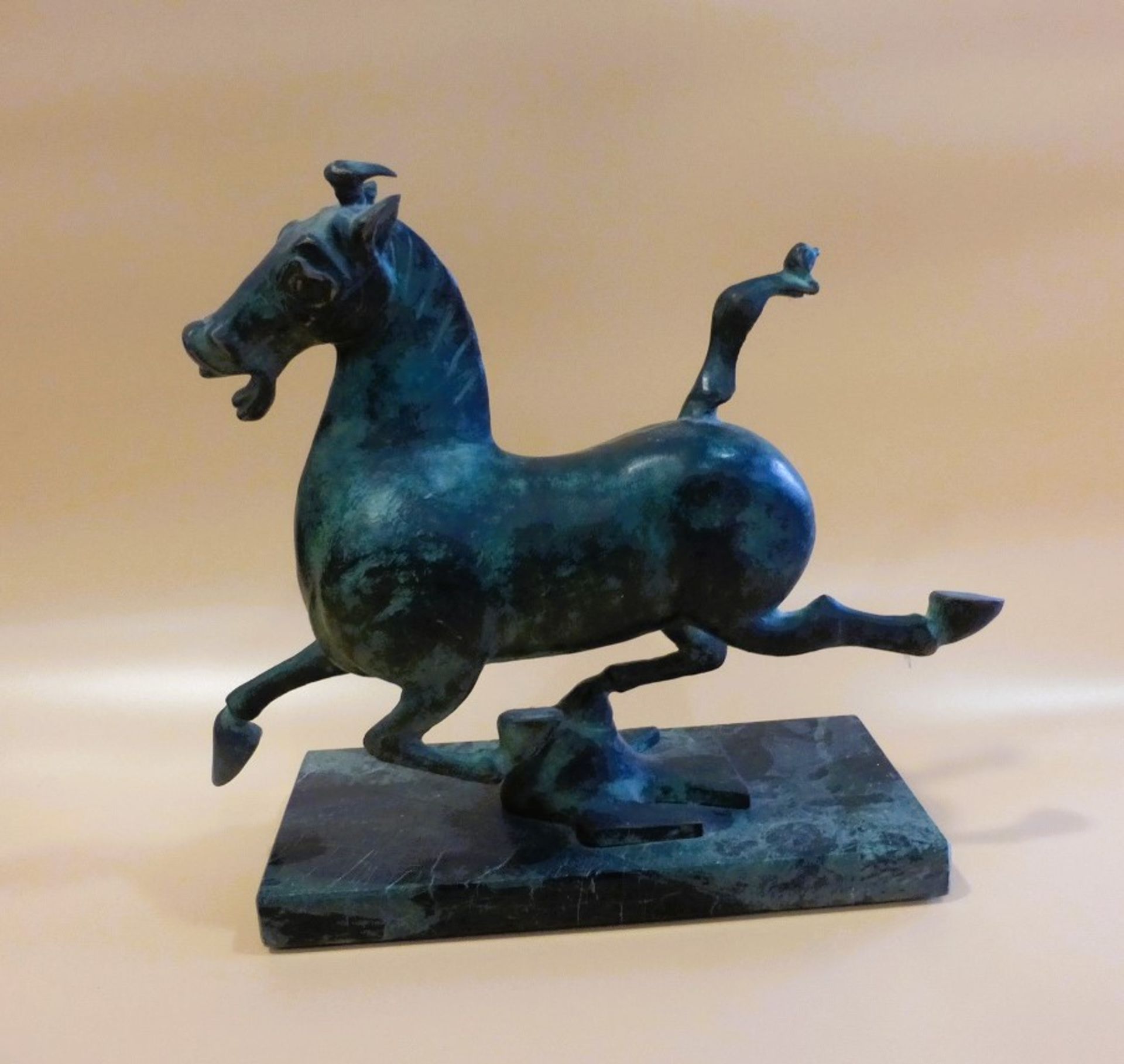 Bronze "Fliegendes Pferd von Gansu"