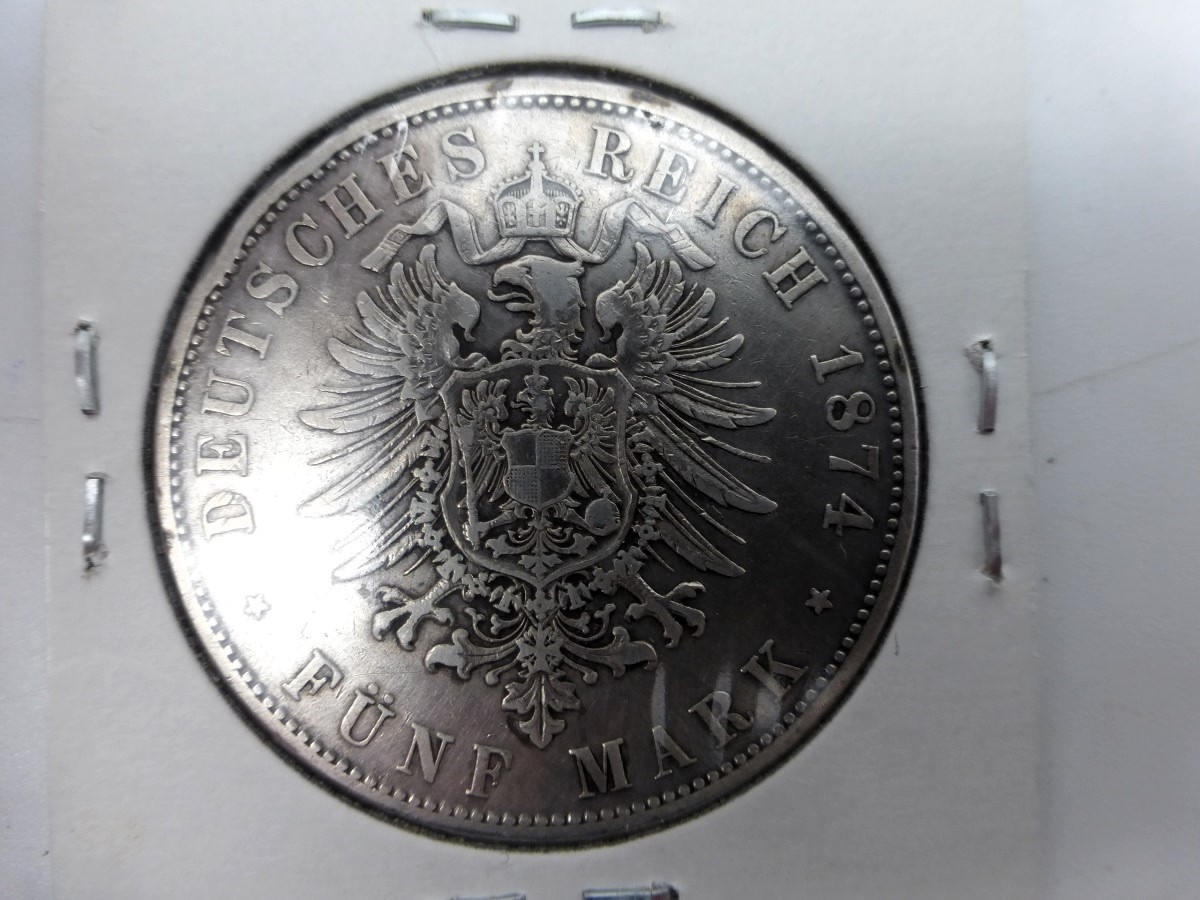 Königreich Bayern - 5 Mark 1874 - Image 2 of 2