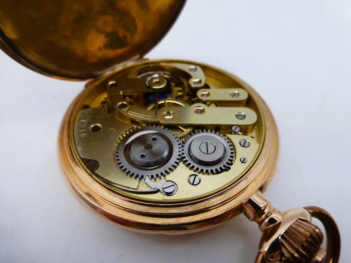 Herrentaschenuhr Alpina / Gelbgold 585 - Image 3 of 3