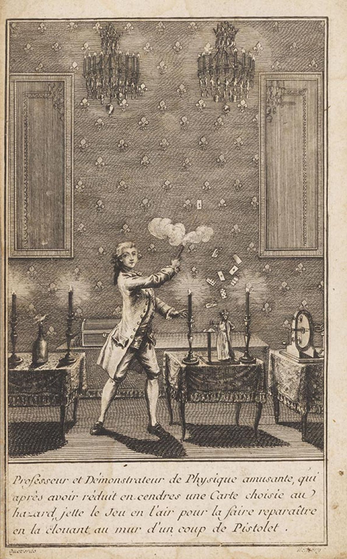 Henri Decremps, La magie blanche dévoilée. Paris, beim Autor und Langlois, 1784.