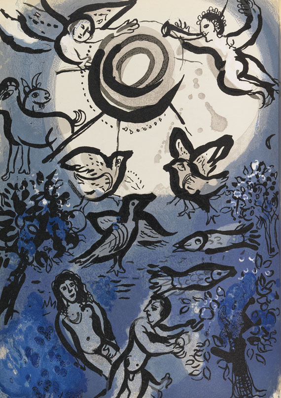 Marc Chagall, Dessins pour la Bible. Paris, Verve 1960.