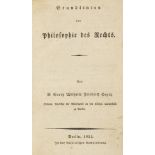 Georg Wilhelm Friedrich Hegel, Grundlinien der Philosophie des Rechts. Berlin.
