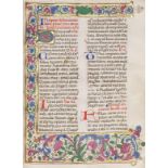Manuskript von der Insel San Nicola - Breviarium zum Gebrauch von Rom. Lateinische