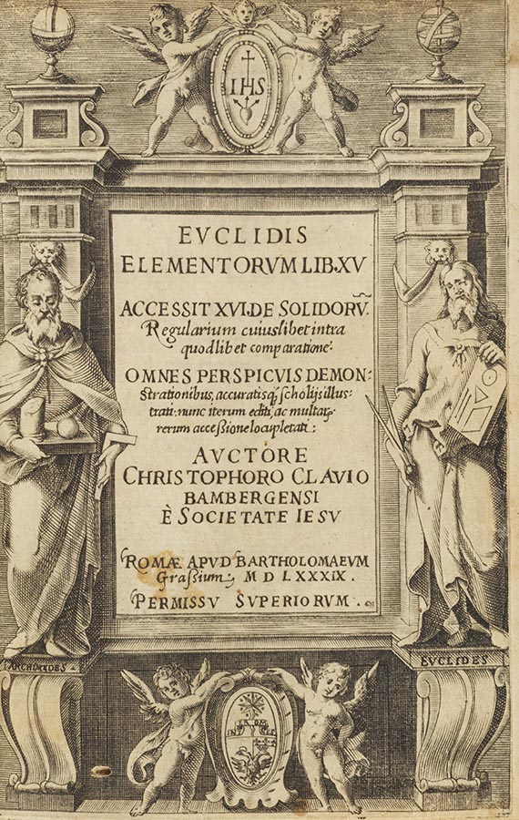 Euklid, Elementorum lib. XV. Rom.