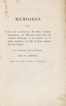 André Marie Ampère, Mémoires sur l'action mutuelle de deux courans électriques. Paris.