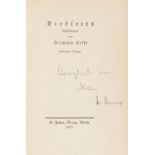 Hermann Hesse, Slg. von 12 Werken aus der Sammlung H. C. Bodmer. 1915-45.