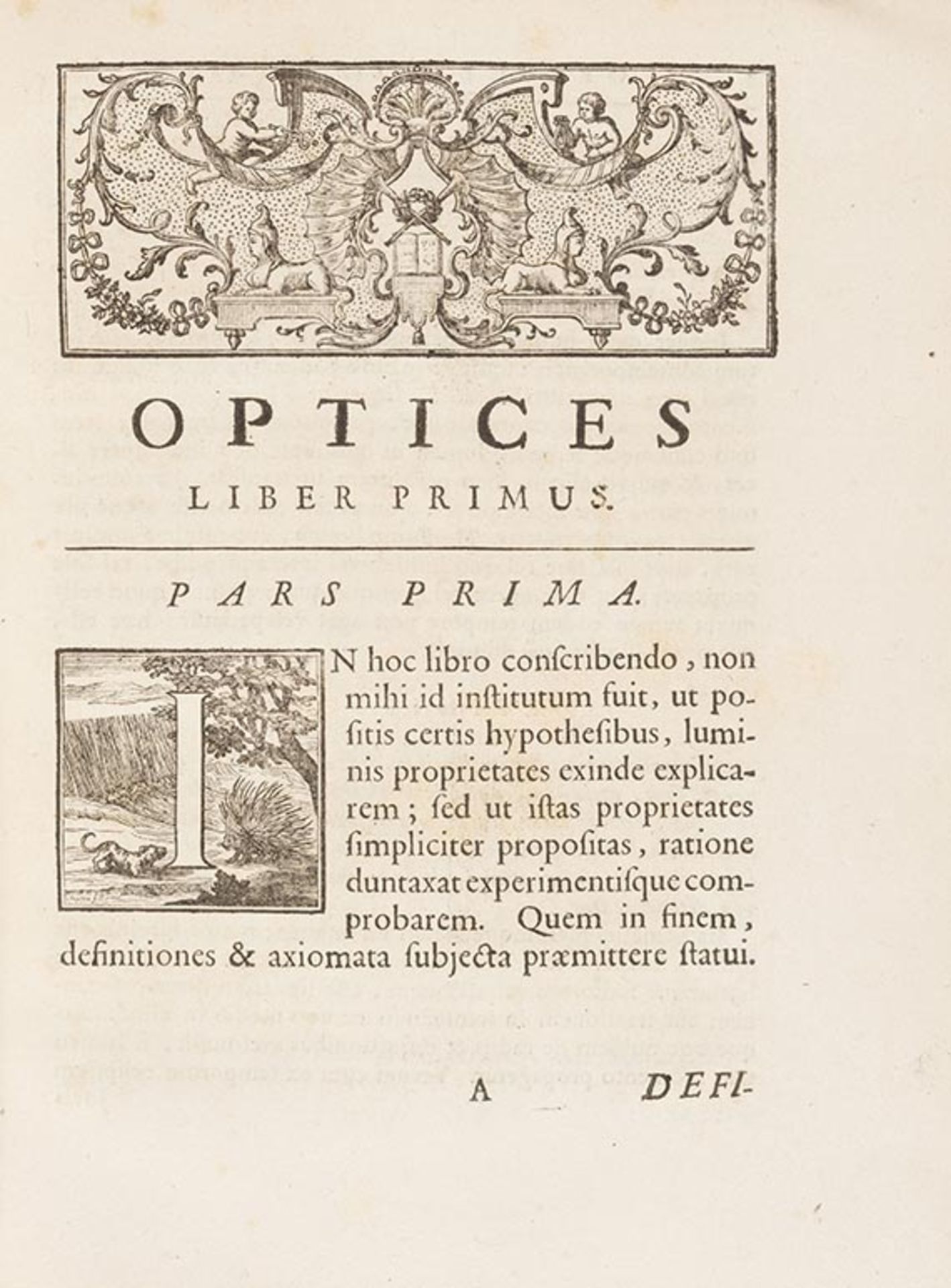 Isaac Newton, Optice sive de reflexionibus, refractionibus, inflexionibus ...Lausanne und Genf.