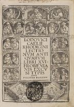 Lodovico Ricchieri, Lectionum antiquarum libri XVI. Basel.