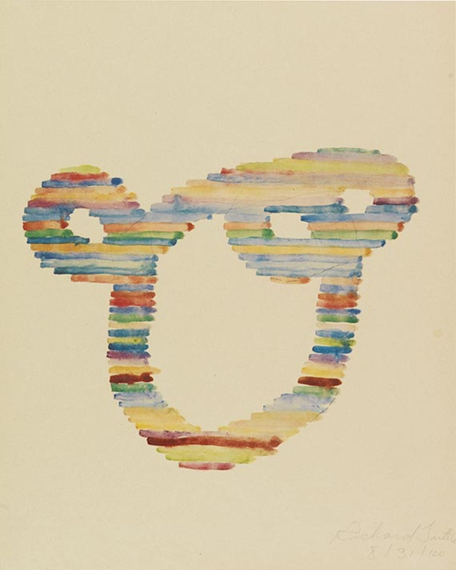 Richard Tuttle Geschichtete Farbzeichnungen, 1971 - Stacked Color Drawings, 1971 München, 1975.