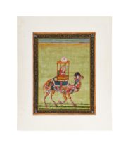 A LADY RIDING A COMPOSITE CAMEL, NORTHE INDIA, 19TH CENTURY
