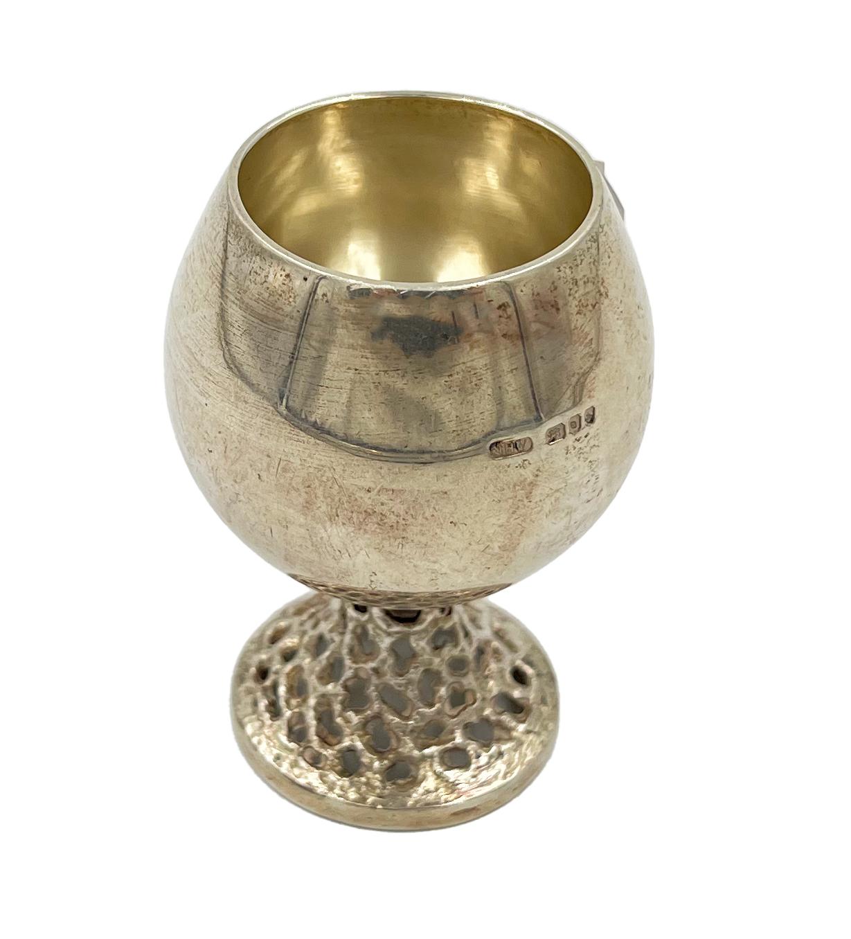 A MODERN SILVER BRANDY CUP, LONDON, JHW, 2000 - Image 2 of 3