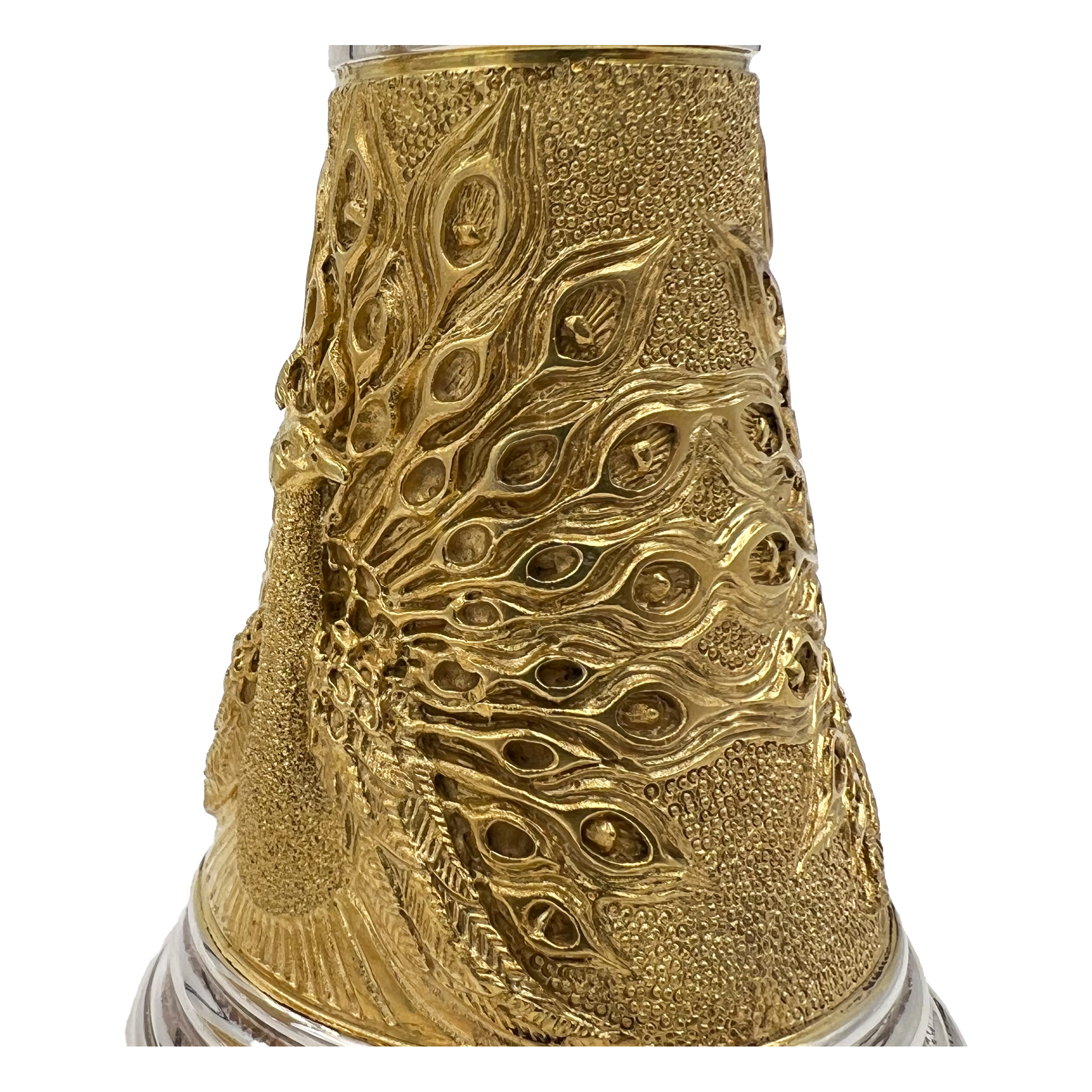 A PAIR OF LIMITED EDITION SILVER AND SILVER-GILT GOBLETS, 'THE WESTMINSTER CATHEDRAL GOBLET' - Image 3 of 5