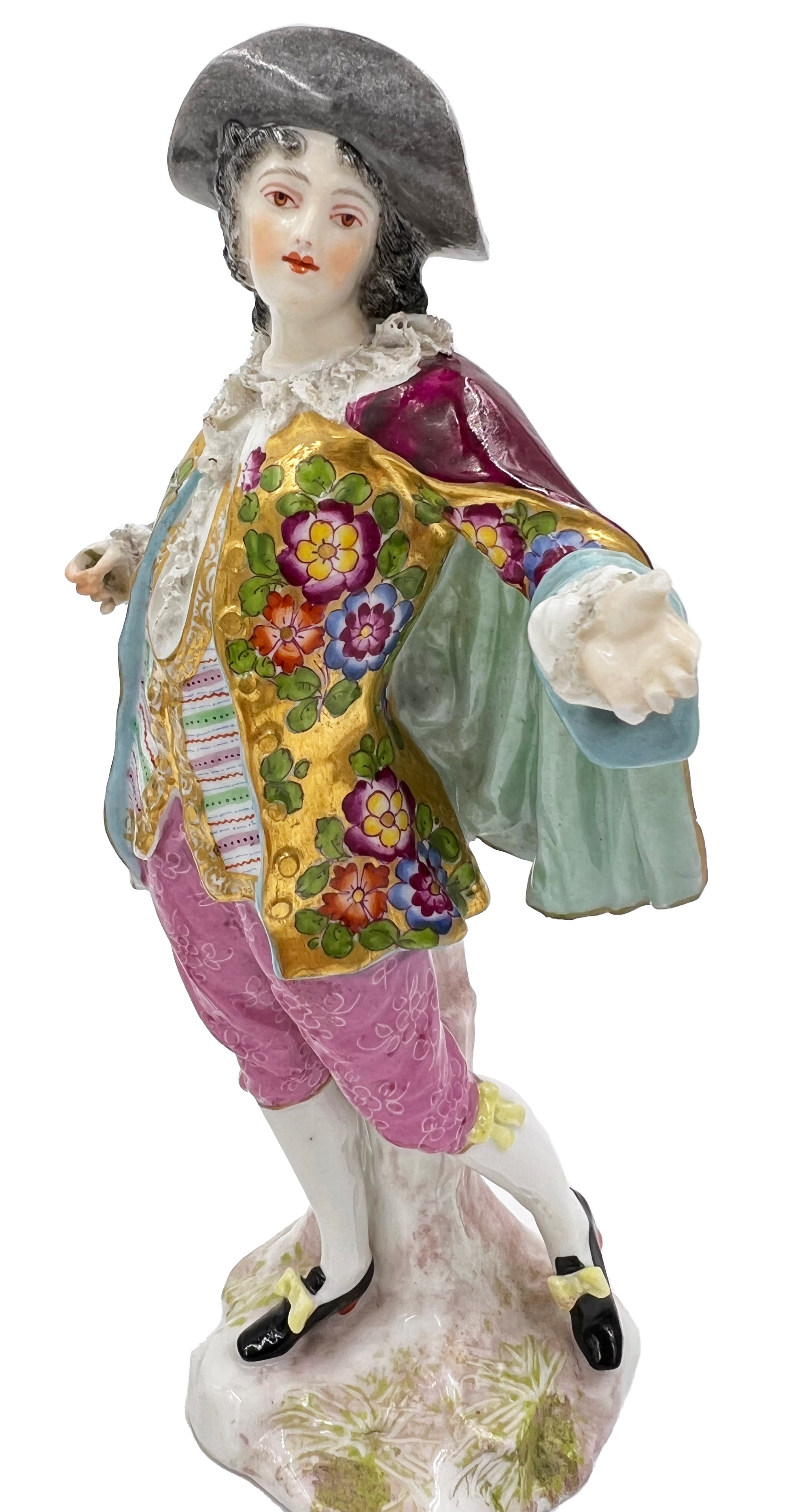 TWO PORCELAIN MEISSEN FIGURINES - Image 3 of 5