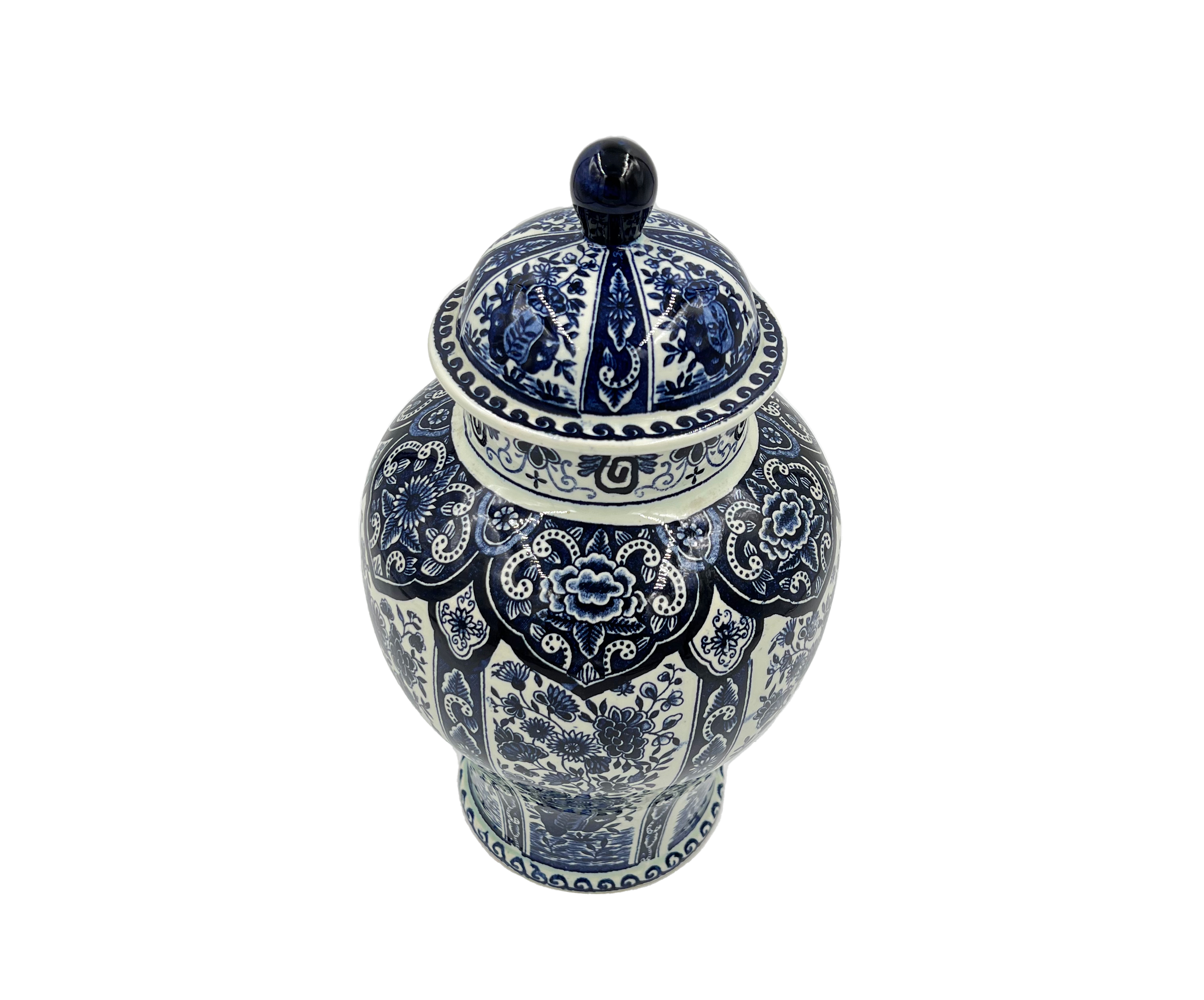 BLUE AND WHITE PORCELAIN VASE BY BOCH - Image 2 of 3