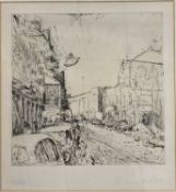Ivan Schwebel (American / Israeli, 1932-2011), Limited edition etching, numbered 21/45, signed and