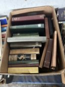 Box of mixed books on various subjects