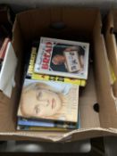 Box of mixed biographies and autobiographies