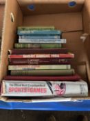 Mixed lot of 12 sports interest books (646B)