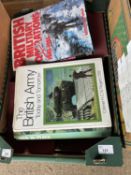 Box of mixed military books (559B)
