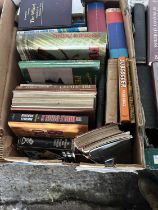 Box of mixed books on various subjects