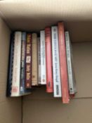 Box of mixed books including playing cards, magic etc approx 12 (Ref: 726B)