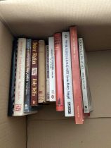 Box of mixed books including playing cards, magic etc approx 12 (Ref: 726B)
