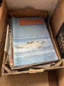 Box of mixed magazines, History of our Ships