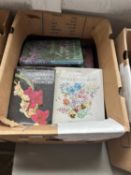 Box of approx 14 large format gardening interest books (279)