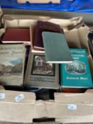 Mixed box of UK related travel books (408B)
