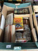 Mixed lot of vintage football interest books (361A)