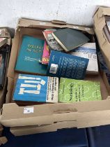 Two trays of mixed books to include subjects such as golf etc