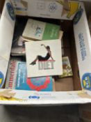 Box of mixed books on health and fitness (731A)
