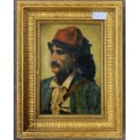 Spanish School, 19th century, Portait of a gentleman, indistinctly signed and dated 1892, oil on