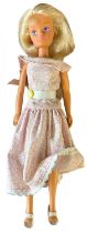 Sunny Days - My First Sindy (1987-1988) In light pink dress with white flowers, white belt with