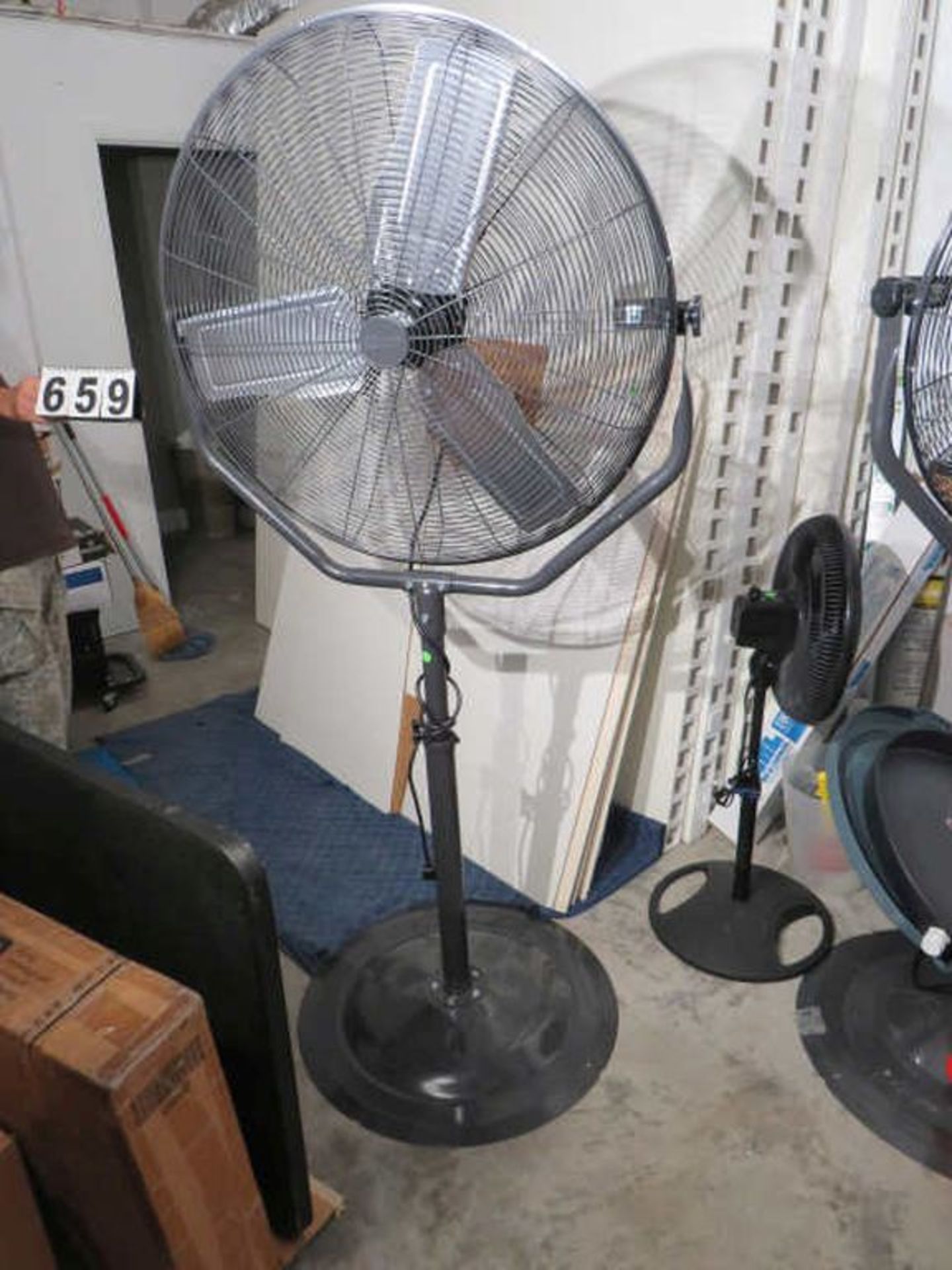 Commercial Electrick 30” dia adjustable height shop fan